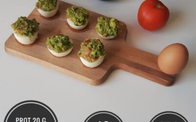 Œufs au guacamole healthy