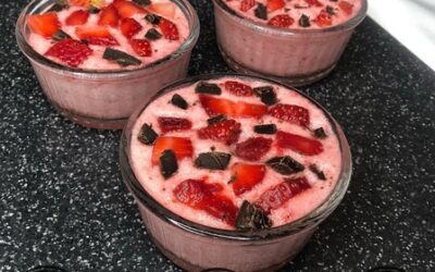 Mousse aux fraises rapide