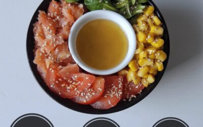 Poke bowl au saumon rapide