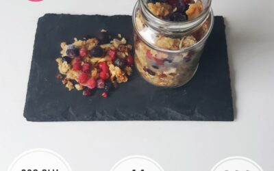 Muesli aux fruits rouges rapide