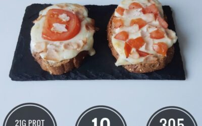 Toast tomate mozzarella healthy