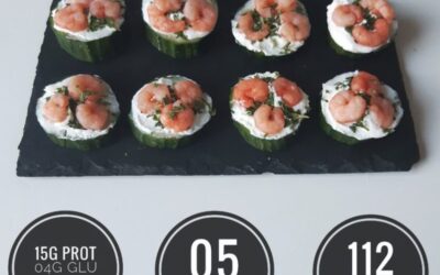 Tapas au chèvre frais healthy