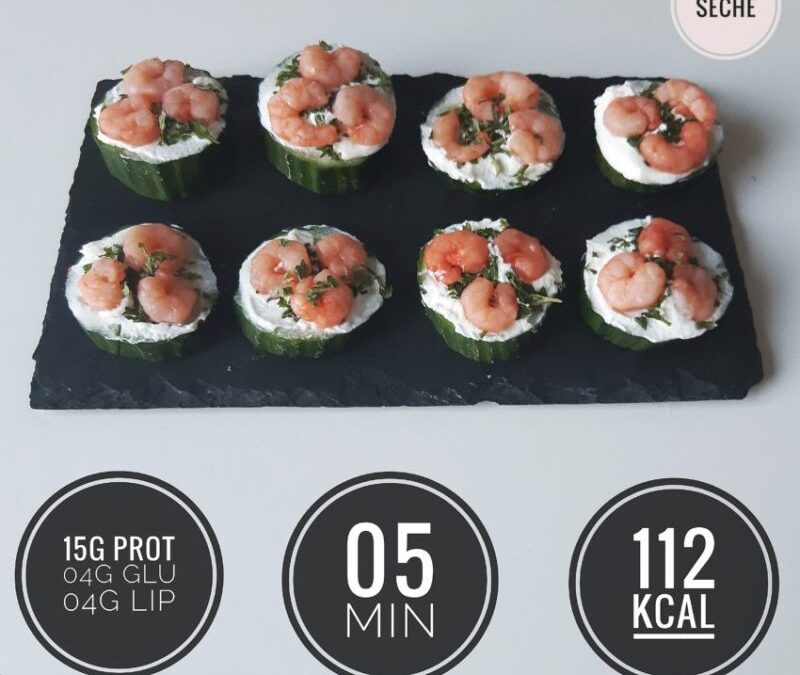 Tapas au chèvre frais healthy