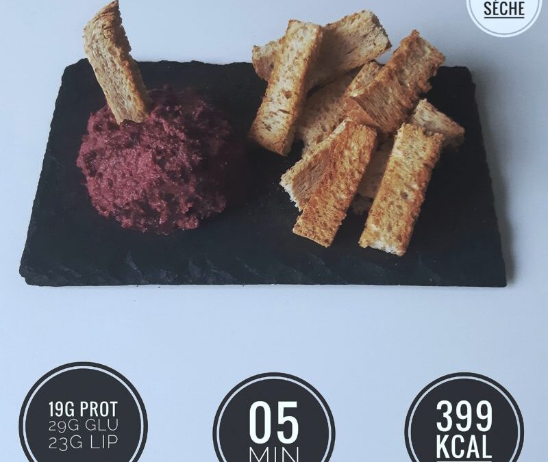 Houmous de betterave rapide