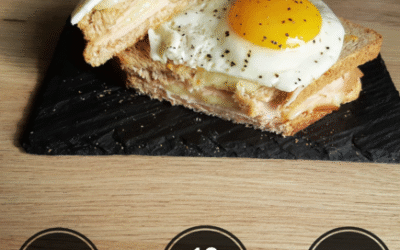 Croque madame au four healthy