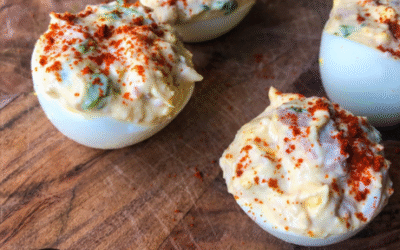 Oeuf mimosa sans mayonnaise