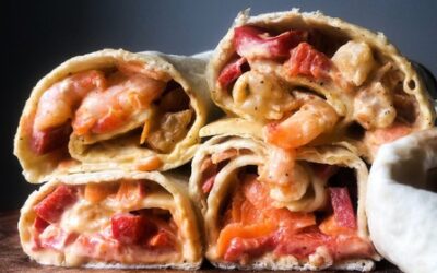 Wrap crevette-coco healthy