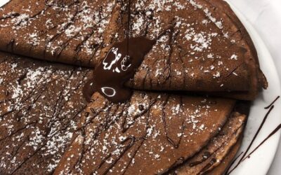 Crêpes healthy au chocolat, prêtes en 15 minutes