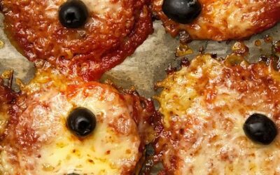 Pizzas à la patate douce light et express