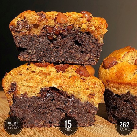 Muffin browkie healthy et rapide
