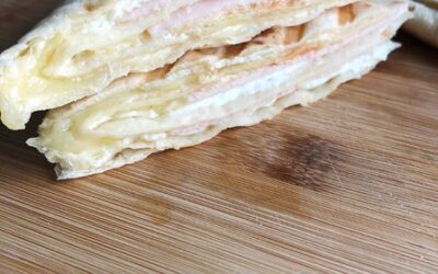 Wrap croque-monsieur healthy et express
