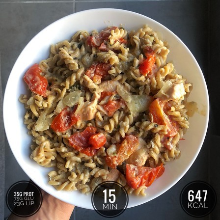 One pot pasta healthy au saumon