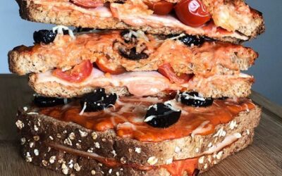 Croque-monsieur pizza light et express
