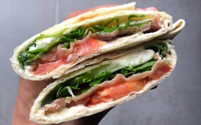Wrap light jambon mozzarella