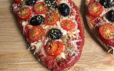 Tartine pizza healthy et rapide
