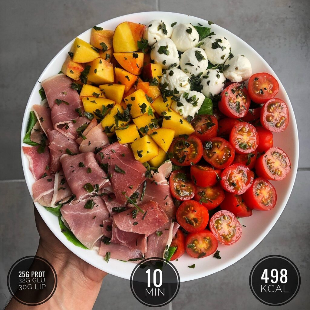 salade-à-la-pêche