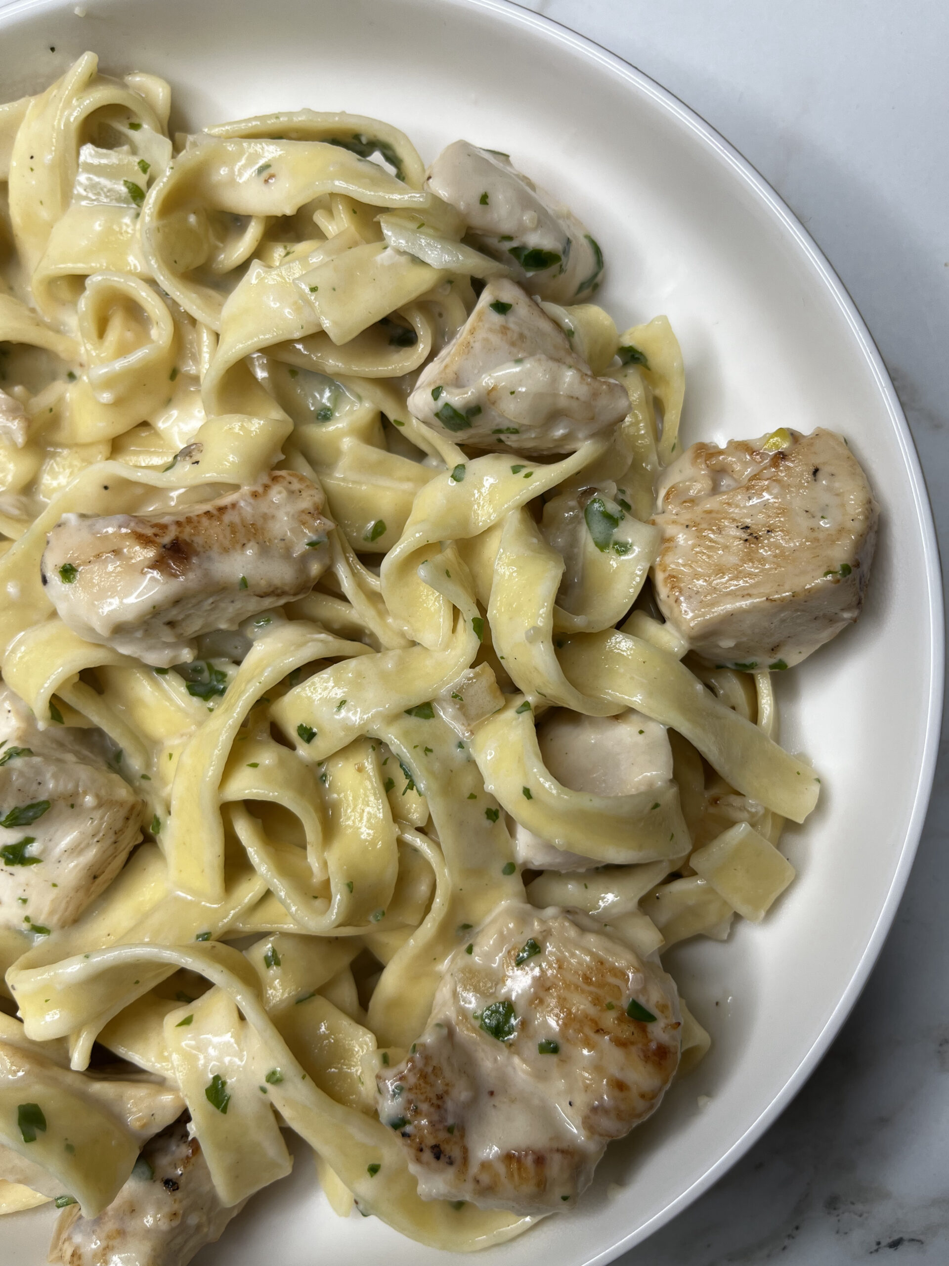 tagliatelles alfredo